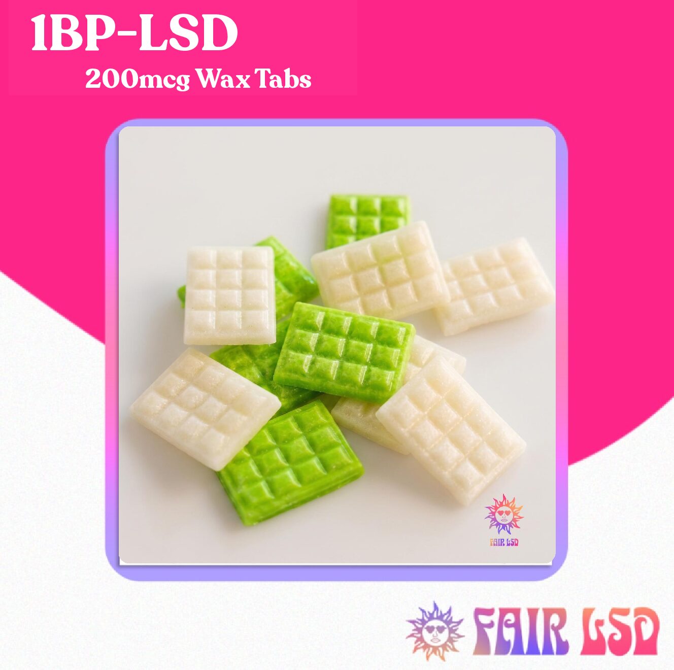 1BP-LSD 200mcg Wax Tabs